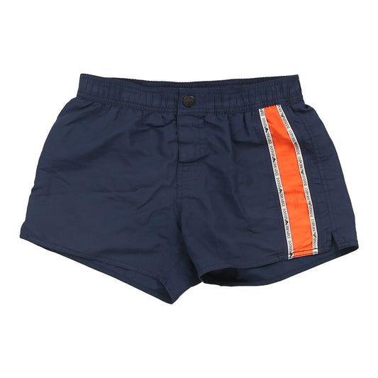 Vintage Emporio Armani Shorts - Medium Navy Polyester