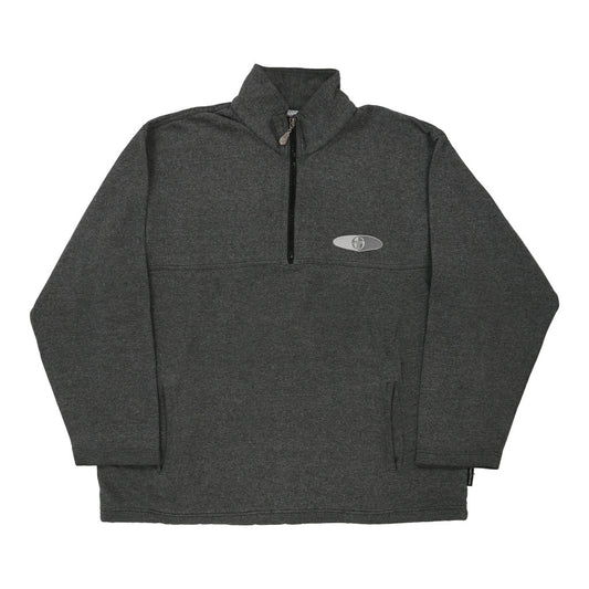 Vintage grey Sergio Tacchini 1/4 Zip - mens x-large