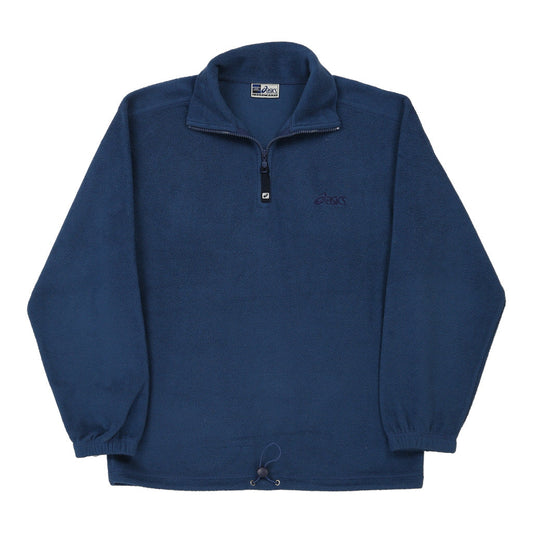 Vintage navy Asics Fleece - mens x-large