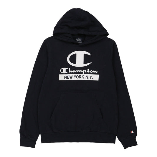 Vintage navy Age 15-16 Champion Hoodie - boys xx-large