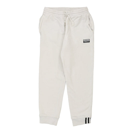 Vintage white Adidas Joggers - womens medium