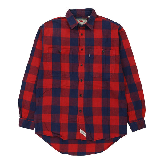 Vintage red Levis Flannel Shirt - mens small