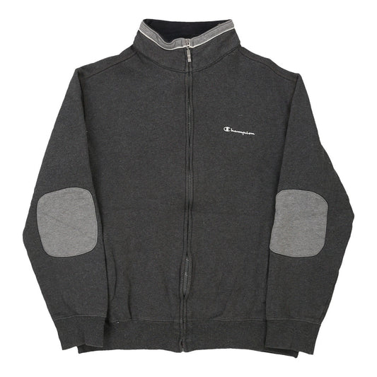 Vintage grey Champion Zip Up - mens large
