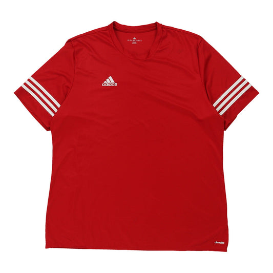 Vintage red Adidas T-Shirt - mens xx-large