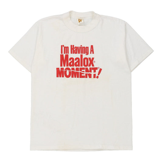 Vintage white Made in USA Bomark T-Shirt - mens large
