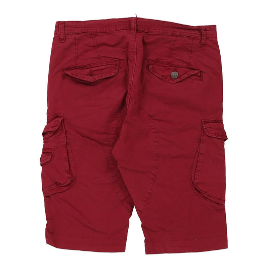 Vintage red Always Jeans Cargo Shorts - mens 32" waist
