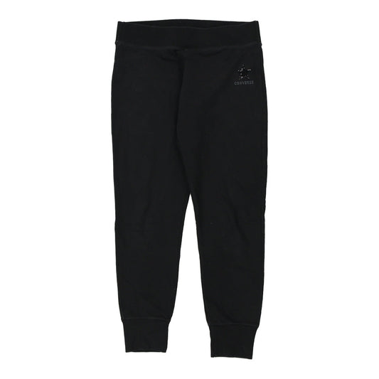 Vintage Converse Joggers - Small Black Cotton Blend