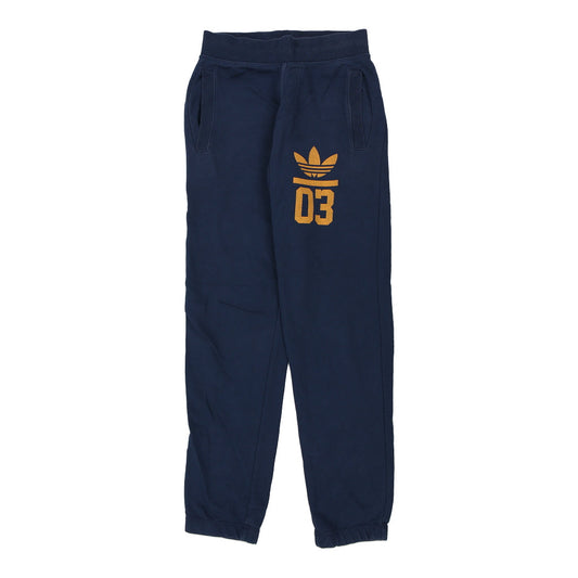 Vintage Adidas Joggers - XS Navy Cotton Blend