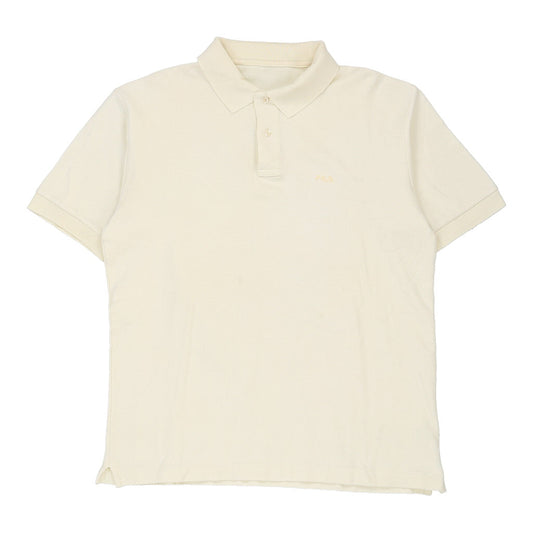 Vintage yellow Fila Polo Shirt - mens medium