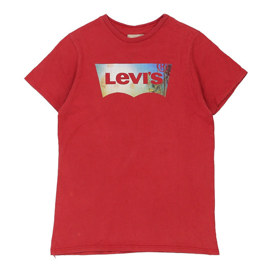 Vintage red Age 14 Levis T-Shirt - boys medium