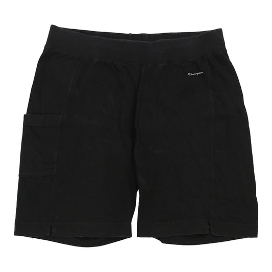 Vintage Champion Sport Shorts - XL Black Cotton