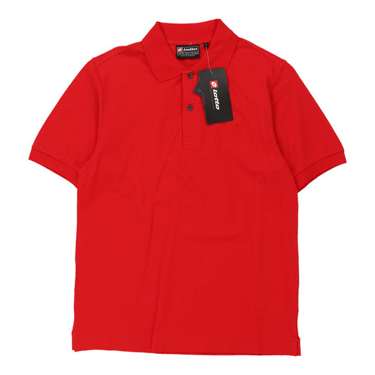 Vintage red Lotto Polo Shirt - mens medium