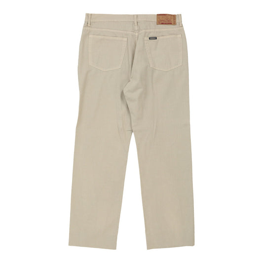 Vintage cream Carrera Trousers - mens 36" waist
