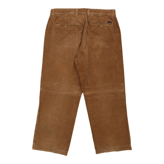 Vintage brown Pierre Cardin Cord Trousers - mens 36" waist