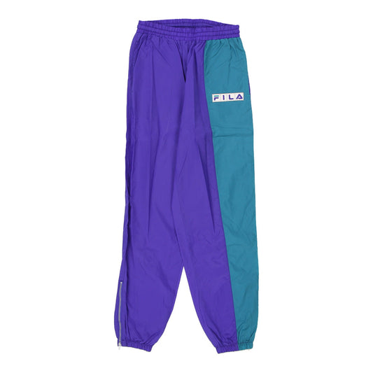Vintage Fila Tracksuit - Small Purple Polyester