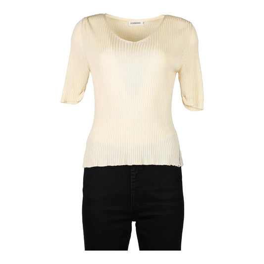 Vintage cream Iceberg Top - womens large