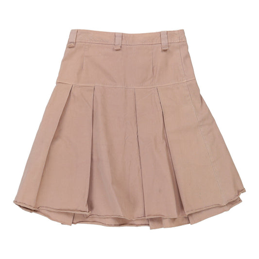 Vintage pink Benetton Pleated Skirt - womens 28" waist