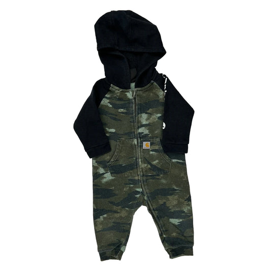 Age 6 Months Carhartt Camo Overalls - 3XS Black Cotton