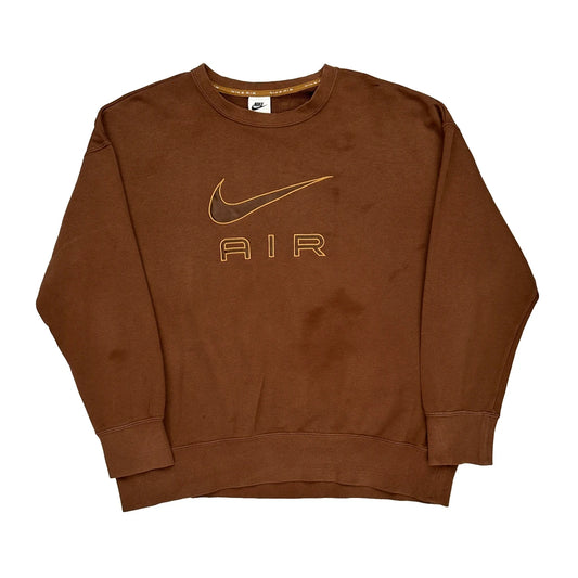 Nike Sweatshirt - Medium Brown Cotton
