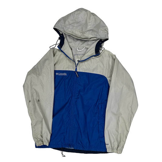 Columbia Windbreaker - Medium Blue Nylon