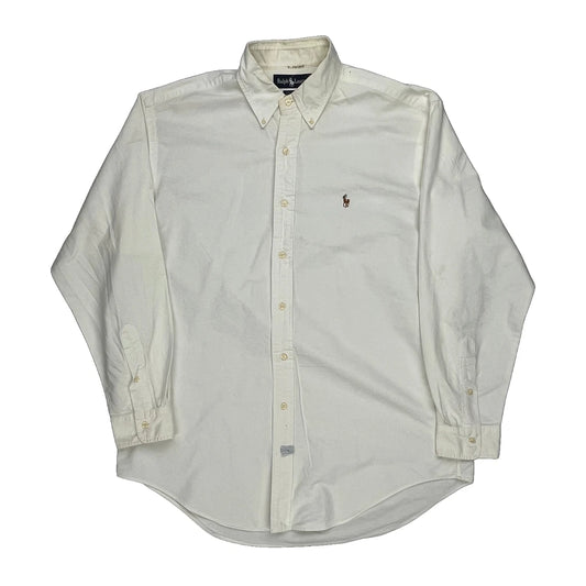 Ralph Lauren Shirt - Large White Cotton