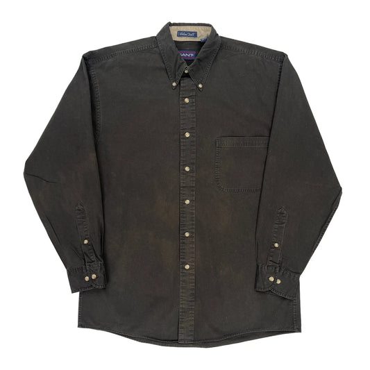 Gant Shirt - Medium Black Cotton