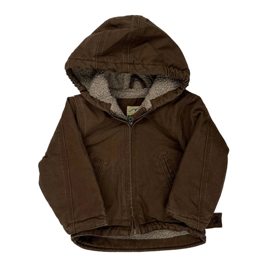 Age 2 Blue Mountain Jacket - 2XS Brown Cotton