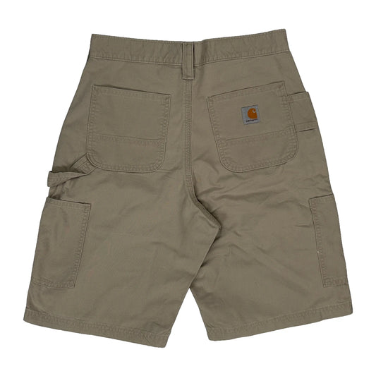 Carhartt Carpenter Shorts - 30W 10L Beige Cotton
