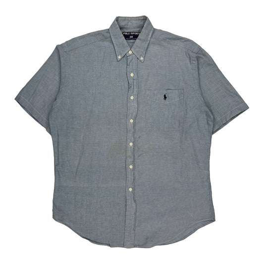 Polo Sport Short Sleeve Shirt - Medium Blue Cotton