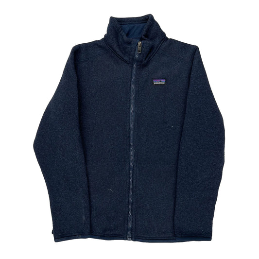 Age 12 Patagonia Fleece - Large Navy Polyester