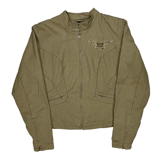 Harley Davidson Jacket - XL Khaki Cotton