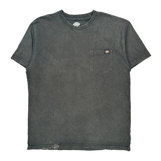Dickies T-Shirt - Large Grey Cotton