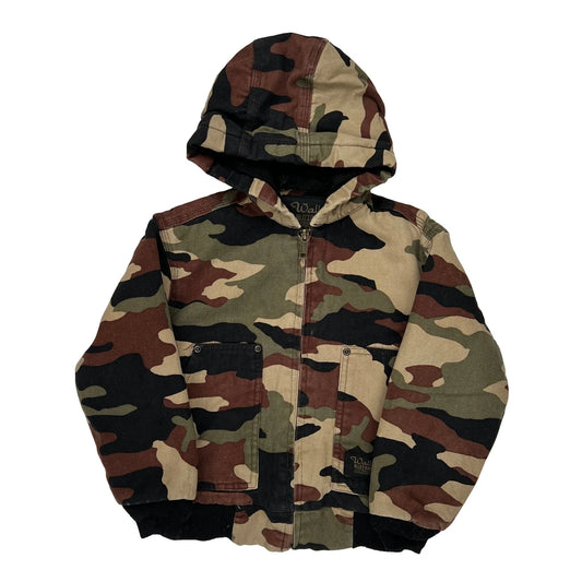 Age 6-7 Walls Camo Jacket - Small Camo Cotton