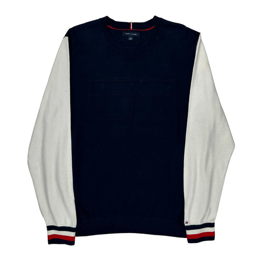 Tommy Hilfiger Jumper - 2XL Navy Cotton