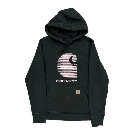 Carhartt Graphic Hoodie - Small Black Cotton