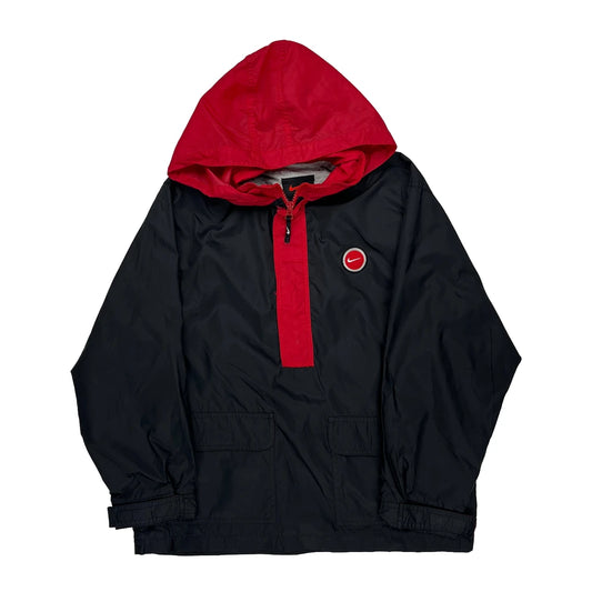 Age 11-12 Nike Windbreaker - Medium Black Polyester