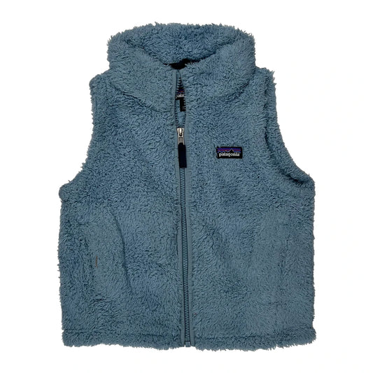 Age 5-6 Patagonia Fleece Gilet - XS Blue Polyester