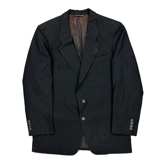 Double Breasted Christian Dior Blazer - Medium Black Wool Blend