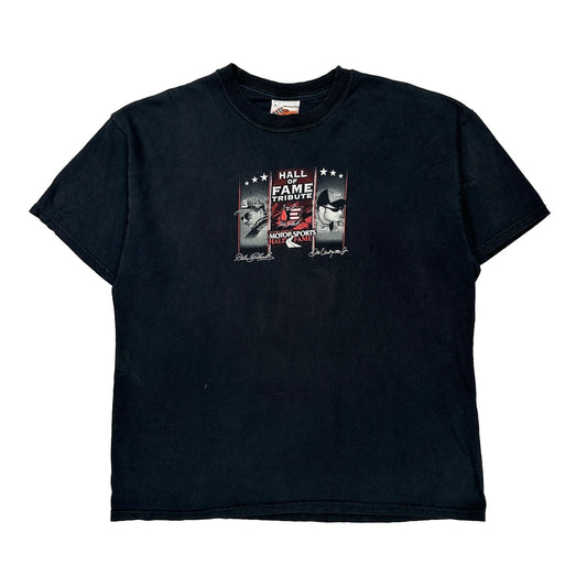 Motorsports Hall Of Fame Winners Circle Nascar T-Shirt - XL Black Cotton