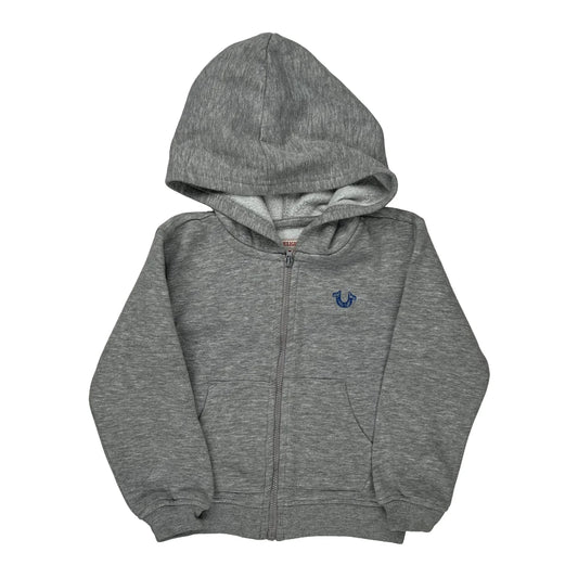Age 24 Months True Religion Graphic Hoodie - 2XS Grey Cotton