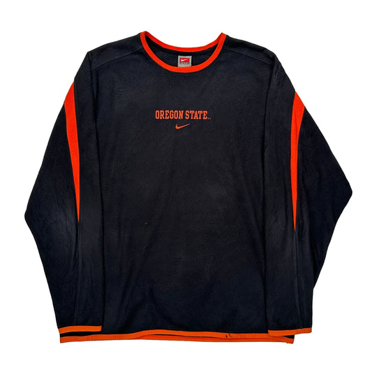 Oregon State Nike College Long Sleeve T-Shirt - XL Black Polyester