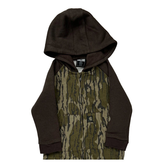 Age 18 Months Carhartt Camo Overalls - 2XS Brown Cotton
