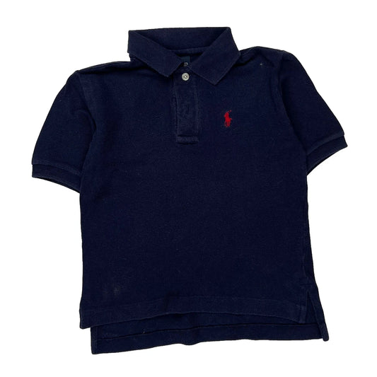 Age 4 Polo By Ralph Lauren Polo Shirt - XS Navy Cotton
