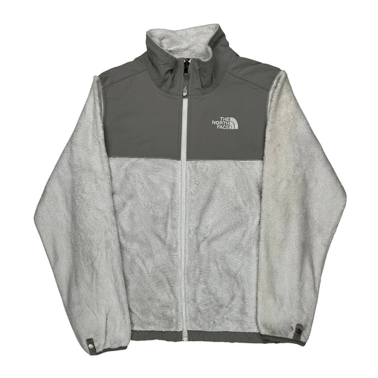 Age 12 The North Face Fleece Jacket - Large Grey Polyester