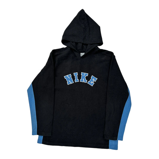 Age 13-14 Nike Spellout Hoodie - XL Black Cotton