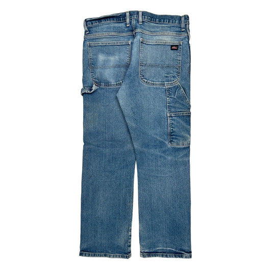 Dickies Carpenter Jeans - 34W 30L Blue Cotton