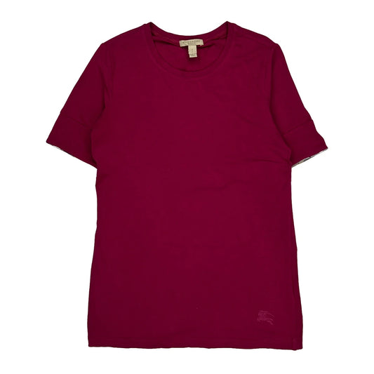 Burberry Brit T-Shirt - Small Red Cotton