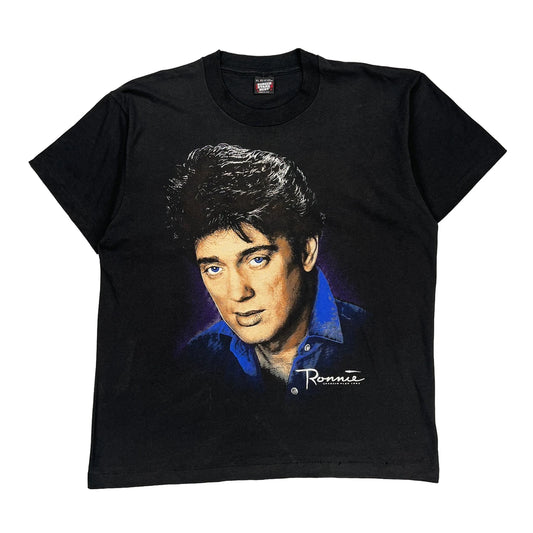 Ronnie Mcdowell Screen Stars Single Stitch T-Shirt - XL Black Cotton Blend
