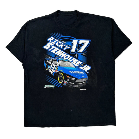 Ricky Stenhouse Jr. Nascar T-Shirt - 2XL Blue Cotton