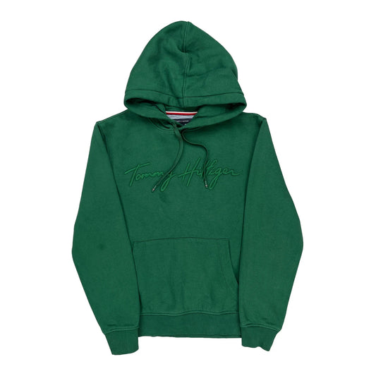 Tommy Hilfiger Hoodie - Medium Green Cotton